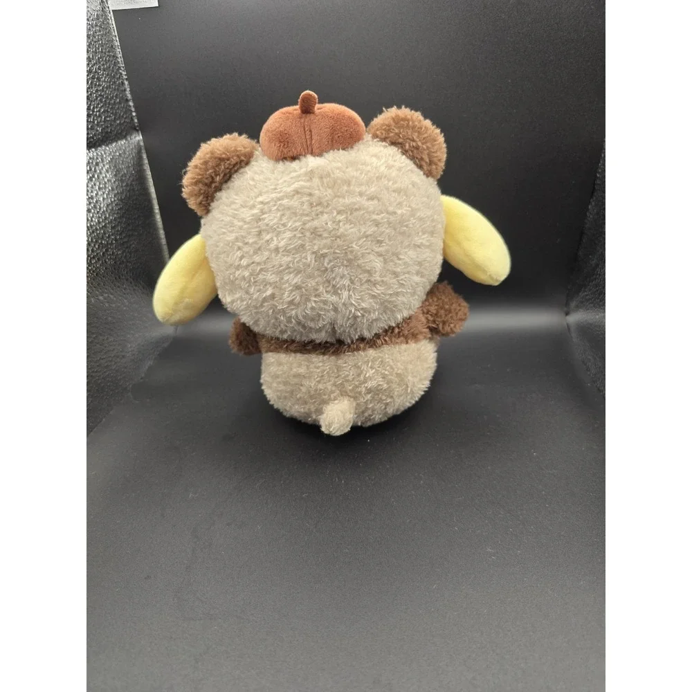 Sanrio Pompompurin in Brown Panda Costume Sitting Plush Kigurumi ? No Tags